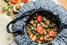 Wonderbag blå sirkler large  -på lager 12.12.